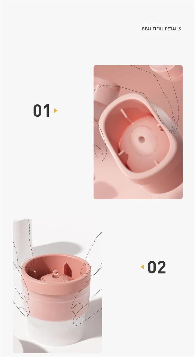 JUSTINLAU Ice Maker Food Grade Sphere Ice Mold Stackable Slow Melting DIY Ice Ball For Cocktail Whiskey Drink Home Bar Tools