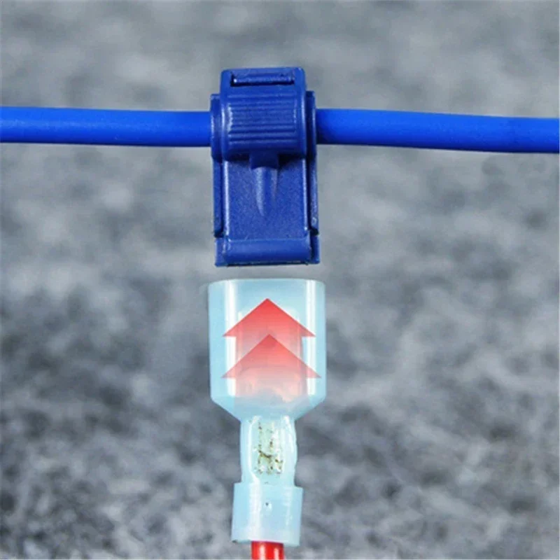 20pcs/40Pcs Quick Electrical Cable Connectors Snap Splice Lock Wire Terminals Crimp Electric Motorcycles Ham Radio