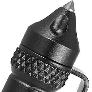 Military Tactical Pen, Professional Self Defense Pen, Emergency Glass Breaker Pen - Tungsten Steel, Writing Tool with 6 Refill