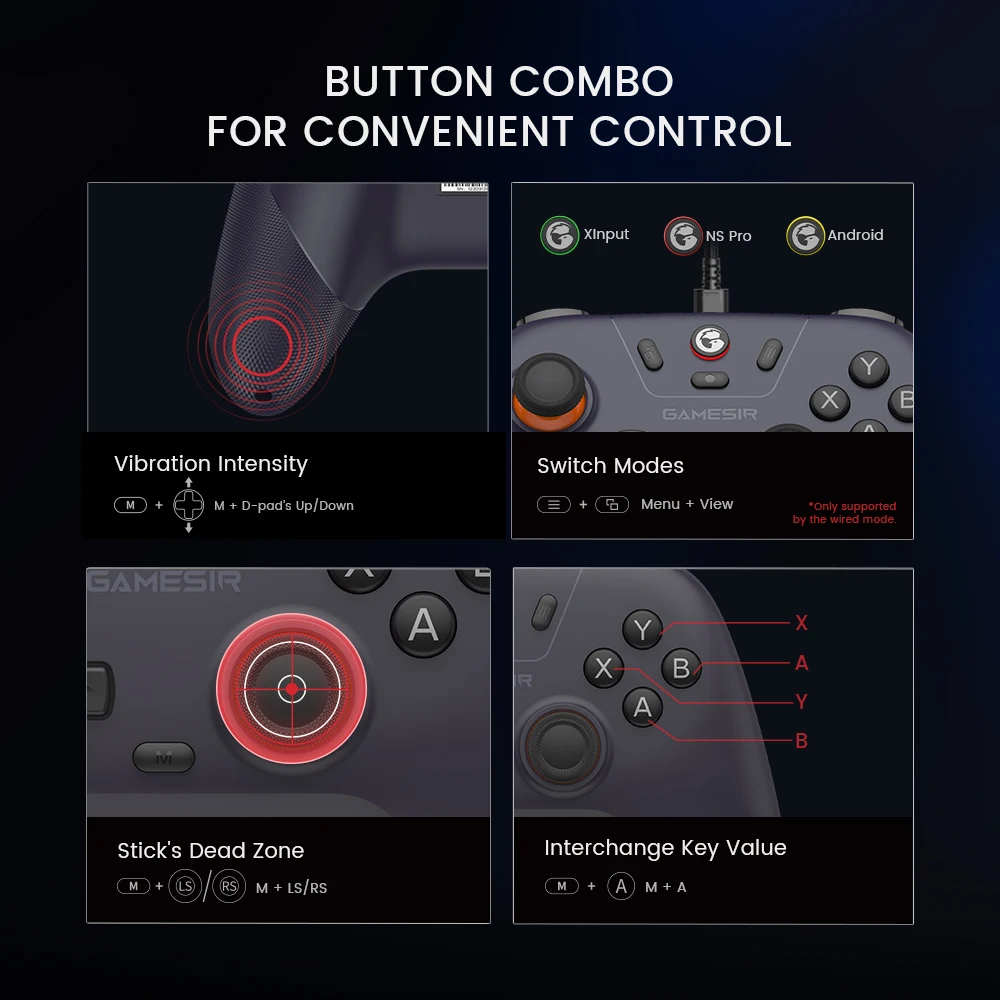 GameSir Nova Lite Wireless Gamepad, Game Controller for Switch, Android, iOS, PC and Steam Games Hall Effect PC Joysticks
