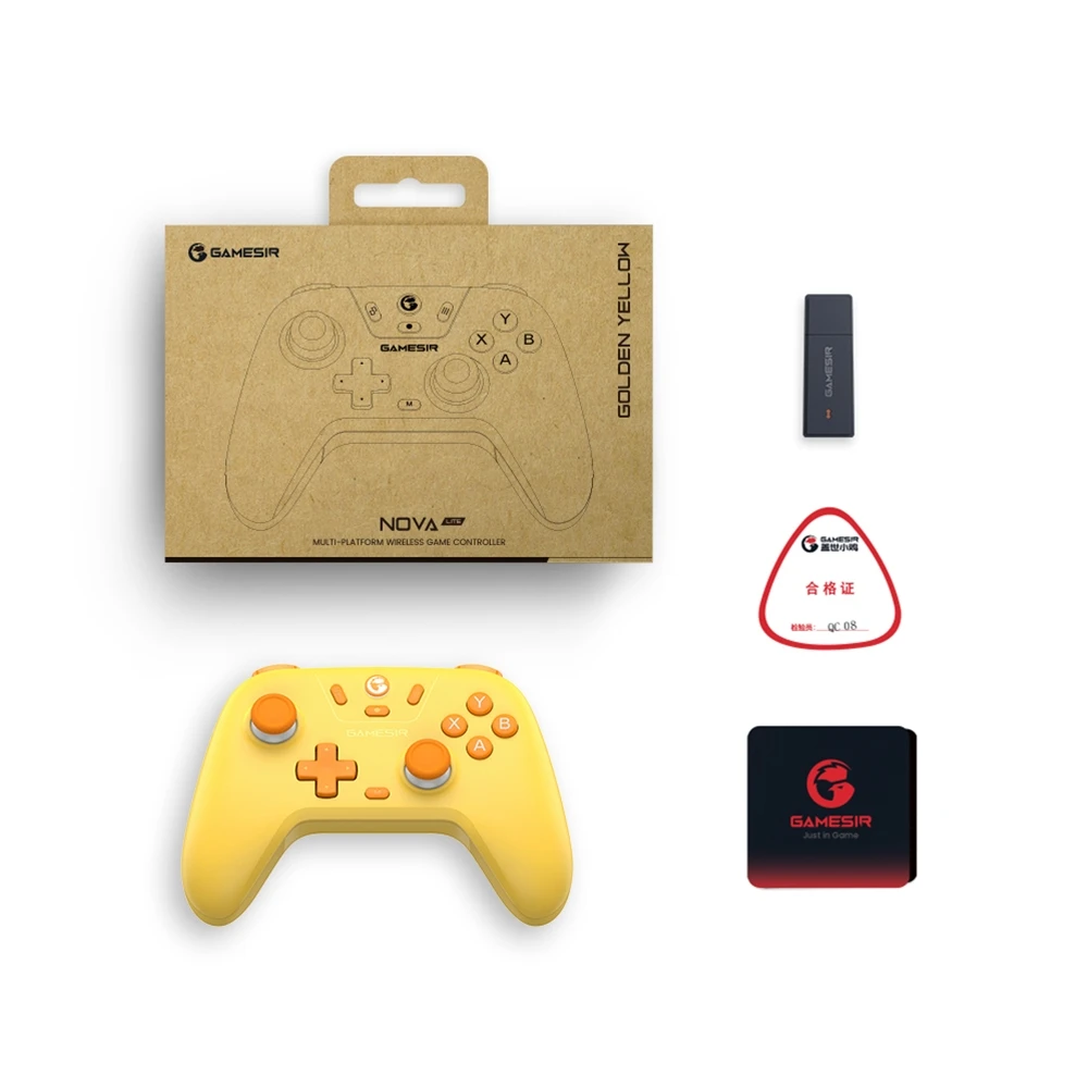 GameSir Nova Lite Wireless Gamepad, Game Controller for Switch, Android, iOS, PC and Steam Games Hall Effect PC Joysticks