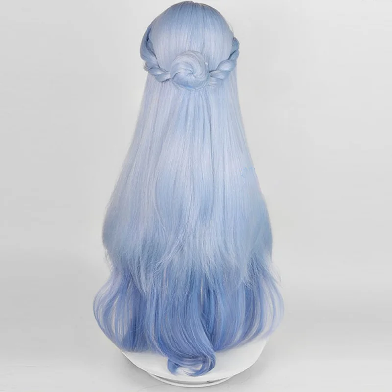 Anime Robin Cosplay Wig 96cm Long Blue Mixed Color Gradient Wigs Honkai Star Rail Wig Heat Resistant Synthetic Hair