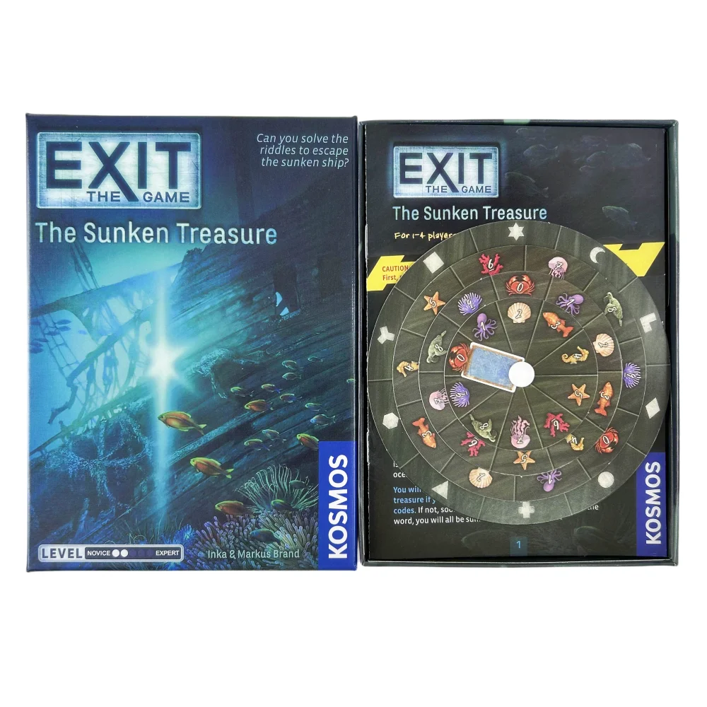 Exit Card Game The Abandoned Cabin The Haunted Roller Coaster Dead Man on The Orient Express The House of Riddles Board Deck