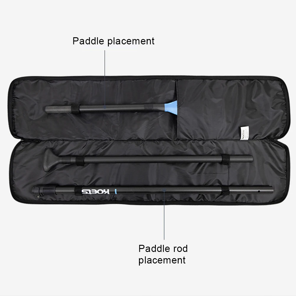 Kayak Paddle Bag Waterproof Oxford Cloth Boat Canoe Paddle Storage Bag with Carry Handle Water Sport Accessories Carrying Pouch