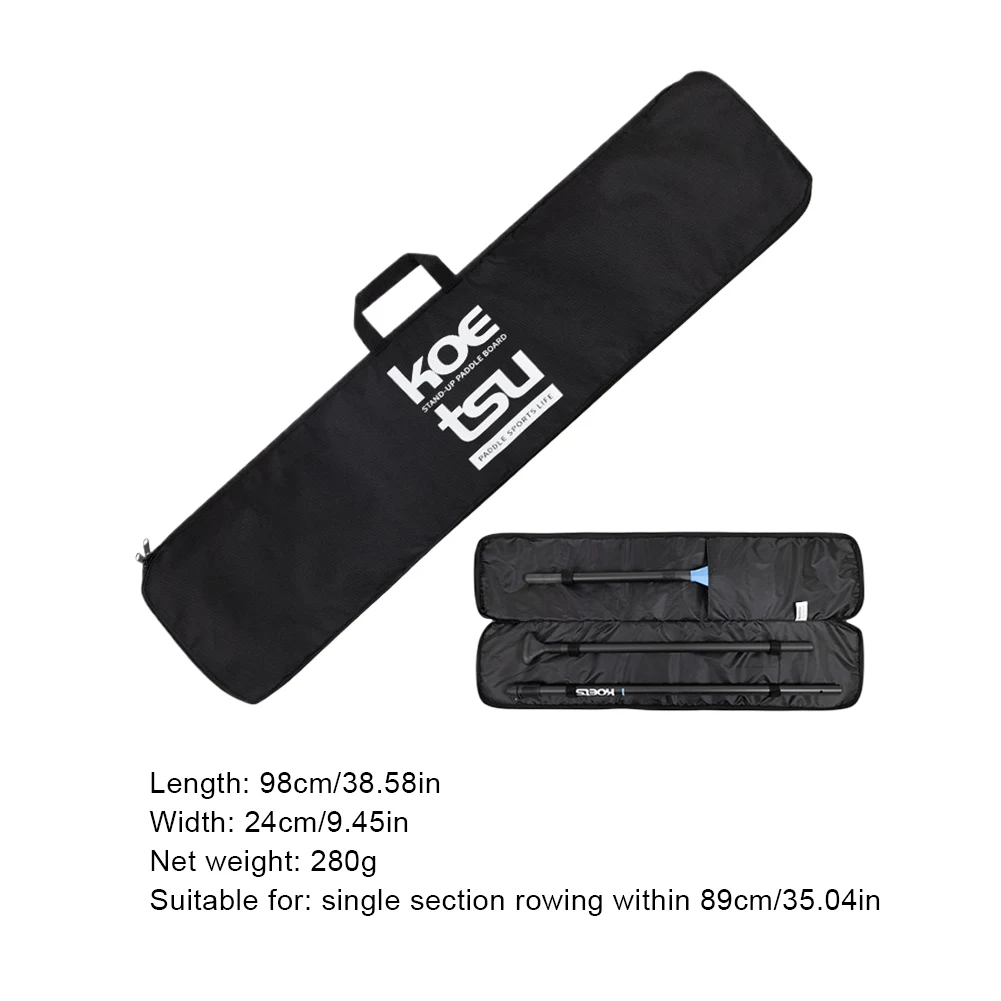 Kayak Paddle Bag Waterproof Oxford Cloth Boat Canoe Paddle Storage Bag with Carry Handle Water Sport Accessories Carrying Pouch