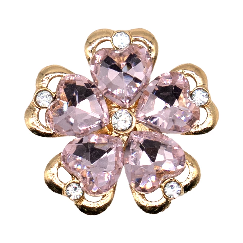 1pcs Pink Bow Butterfly Designer Metal Shoe Charms Bag Luxury Decorations Pins for Women Girls Gifts Flower Shoe Accessories