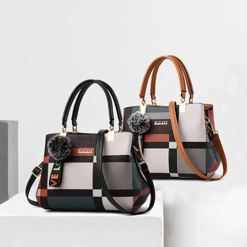 PU Leather Casual Crossbody Bags for Women Ladies Luxury Designer Tote Handbag Female Large Capacity Travel Shoulder Bag Sac