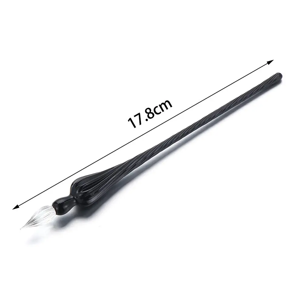 1PC Vintage Glass Dip Dipping Pen Art Painting Supplies Filling Ink Signature Calligraphy Fountain Pen