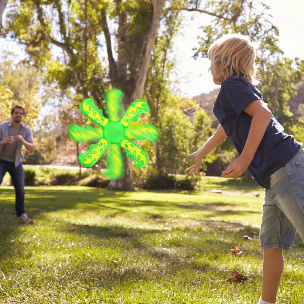 3 Bladed Boomerang Outside Toys Boomerang Funny Interactive Flying Discs Decompression Birthday Gifts for Kids