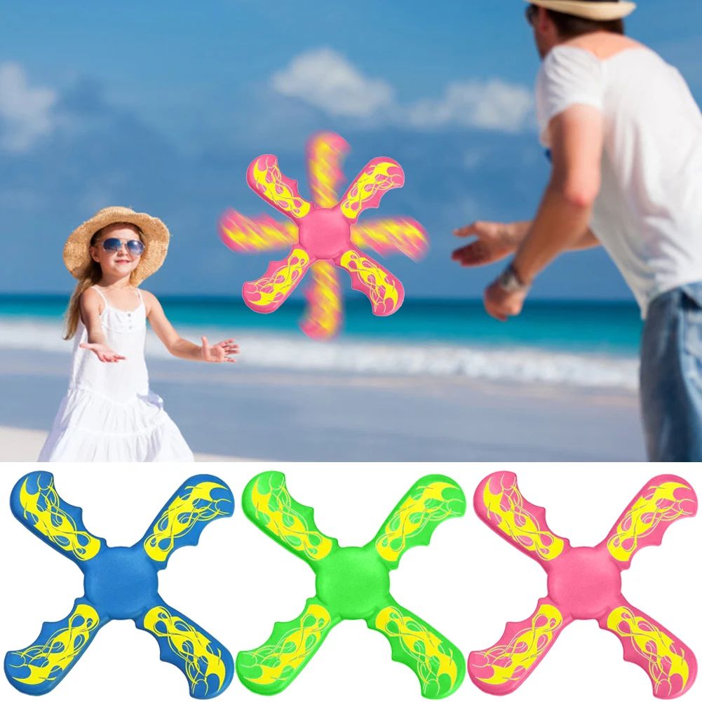 3 Bladed Boomerang Outside Toys Boomerang Funny Interactive Flying Discs Decompression Birthday Gifts for Kids
