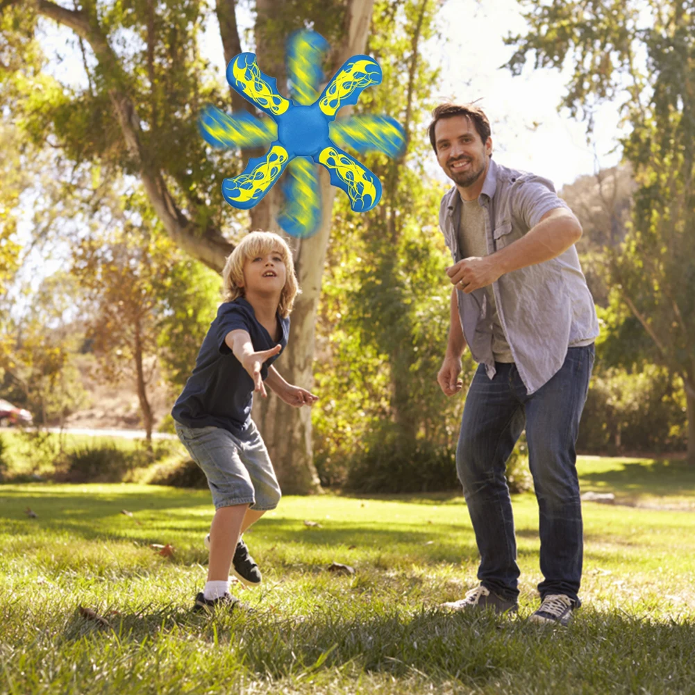 3 Bladed Boomerang Outside Toys Boomerang Funny Interactive Flying Discs Decompression Birthday Gifts for Kids