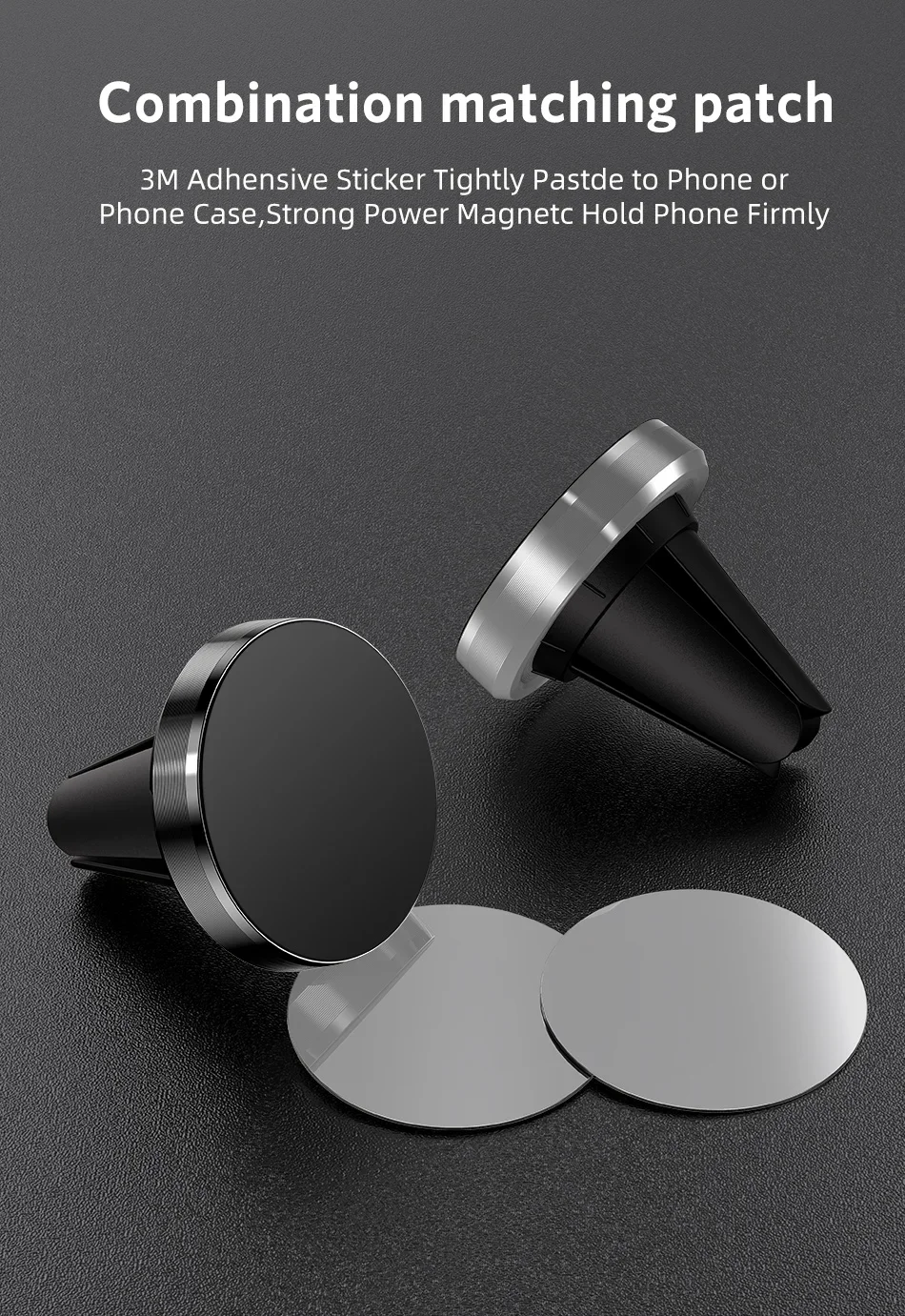 Air Vent Magnetic Car Phone Holder Magnet Smartphone Mobile Stand Cell GPS Support For iPhone 15 14 11 Xiaomi Mi Huawei Samsung