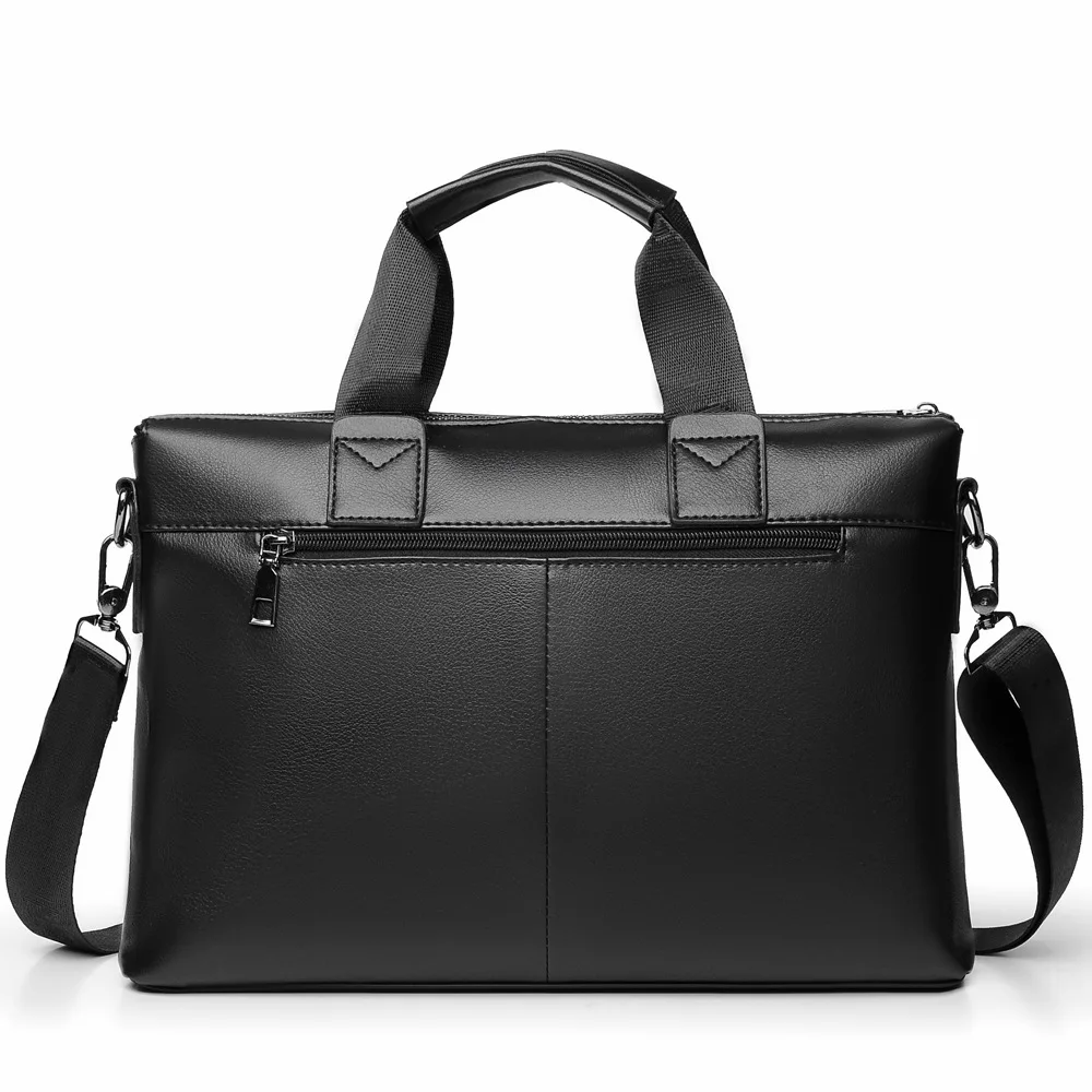 2026 New Men Briefcase High Quality Business Famous Brand PU Leather Shoulder Messenger Bag Office Handbag A4Document Laptop Bag
