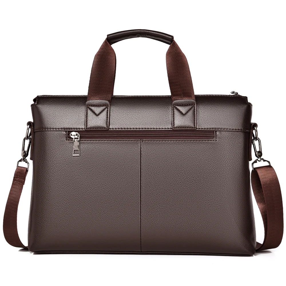 2026 New Men Briefcase High Quality Business Famous Brand PU Leather Shoulder Messenger Bag Office Handbag A4Document Laptop Bag