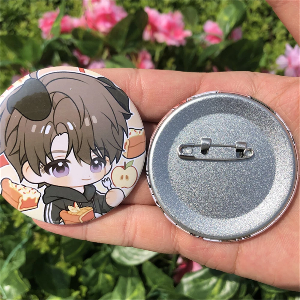 Game Love And Deepspace Qinche Sylus Xavier Zayne Rafayel Cosplay Costumes SPTE Tin Plated Pin Badge Accessories Pendant Prop