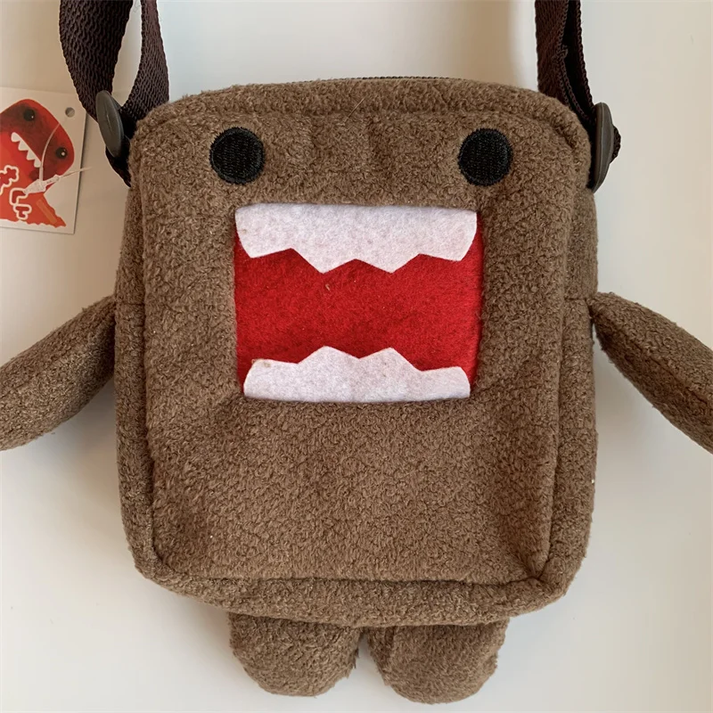 Domo Kun Mini Crossbody Bags for Women Men Kids Cute Small Shoulder Messenger Bag Anime Kawaii Phone Bag