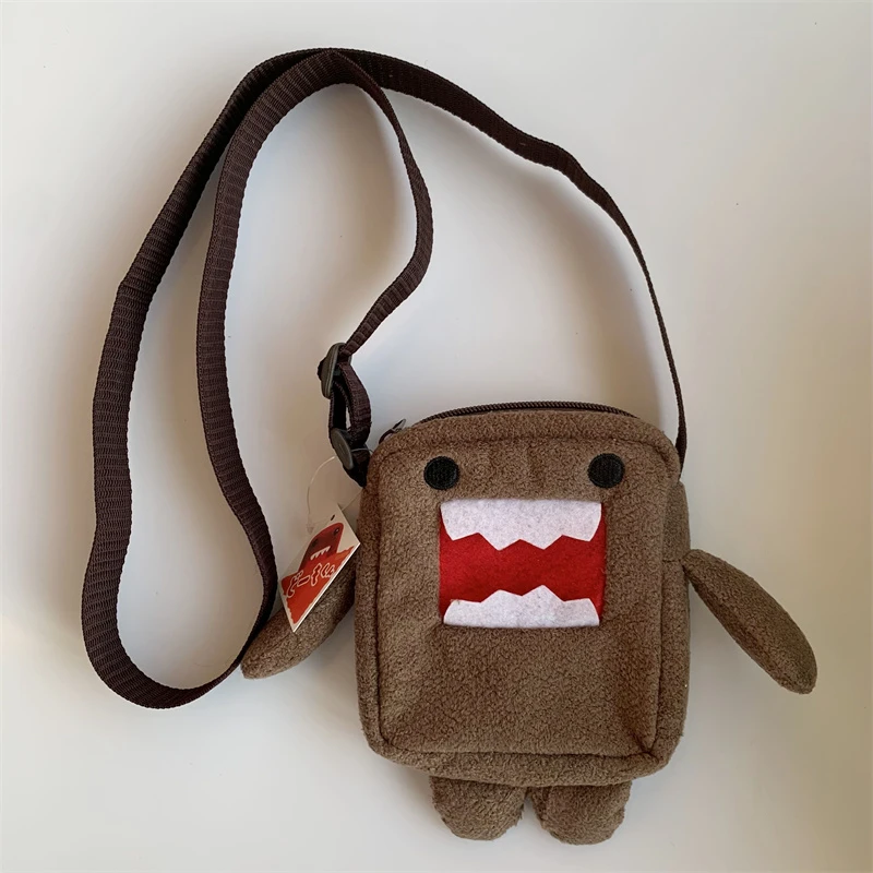 Domo Kun Mini Crossbody Bags for Women Men Kids Cute Small Shoulder Messenger Bag Anime Kawaii Phone Bag