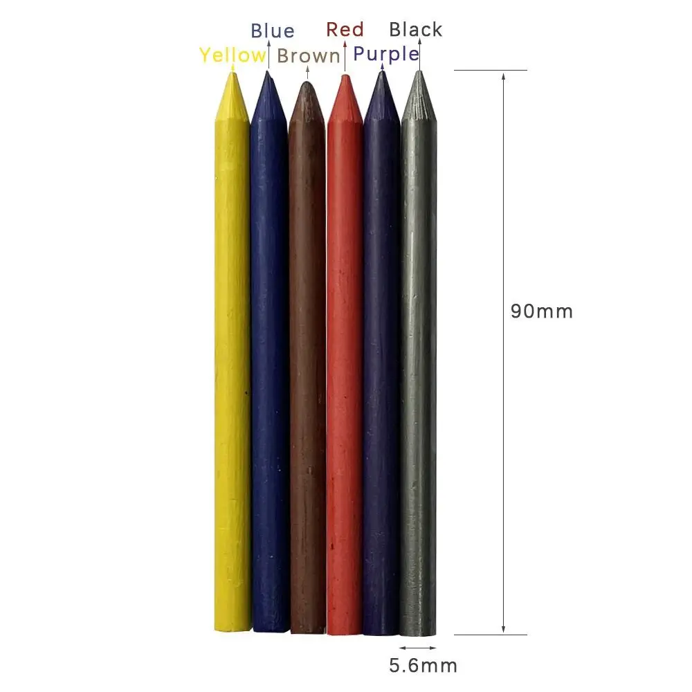 5.6mm Mechanical Pencil Metal 2B/4B/6B/8B Pencil Refill Automatic Pencil Sketch Comics Design Drawing Writing Tool Sketch Pencil