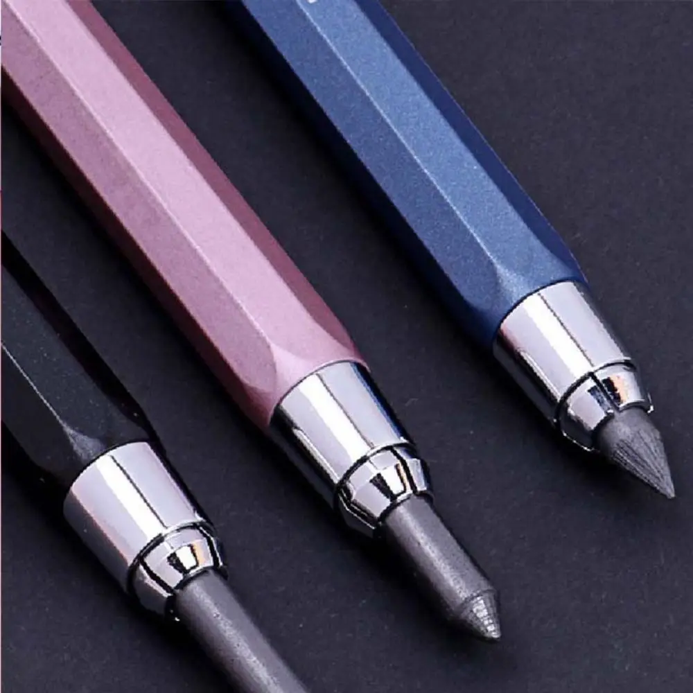 5.6mm Mechanical Pencil Metal 2B/4B/6B/8B Pencil Refill Automatic Pencil Sketch Comics Design Drawing Writing Tool Sketch Pencil