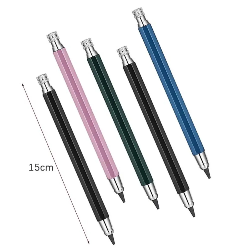5.6mm Mechanical Pencil Metal 2B/4B/6B/8B Pencil Refill Automatic Pencil Sketch Comics Design Drawing Writing Tool Sketch Pencil