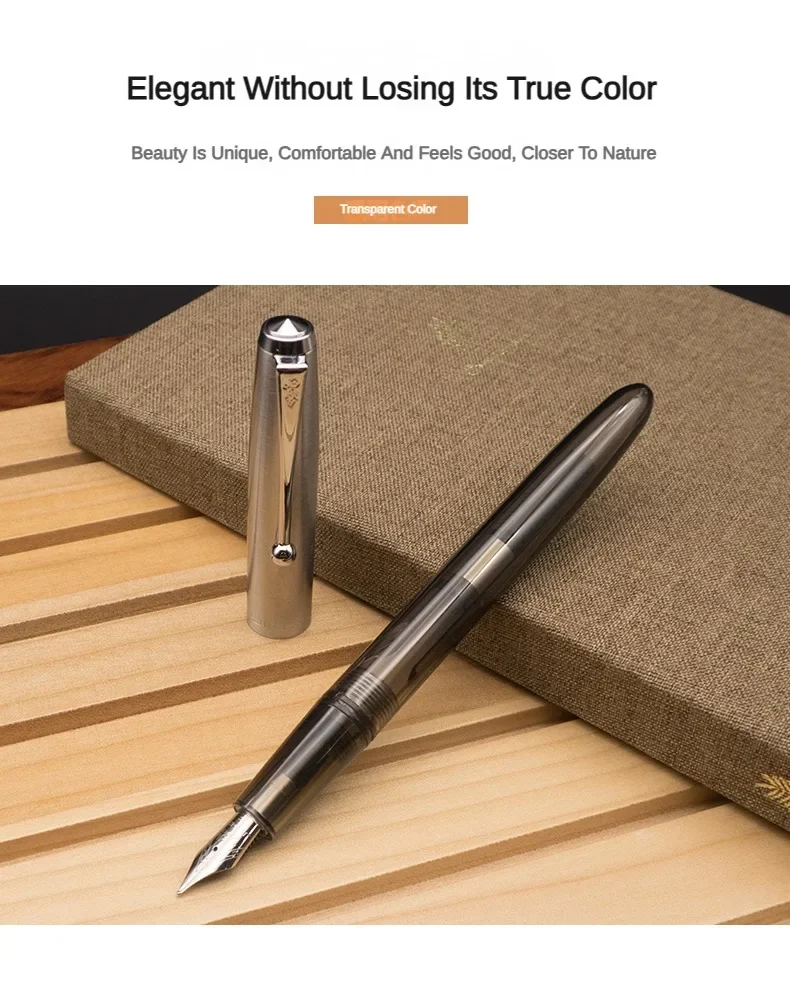 Limited MAJOHN B32 Metal Strive Piston Fountain Pen with Butterfly F Tip Iridium Writing Ink Pen PK JINHAO 59 School Supplies