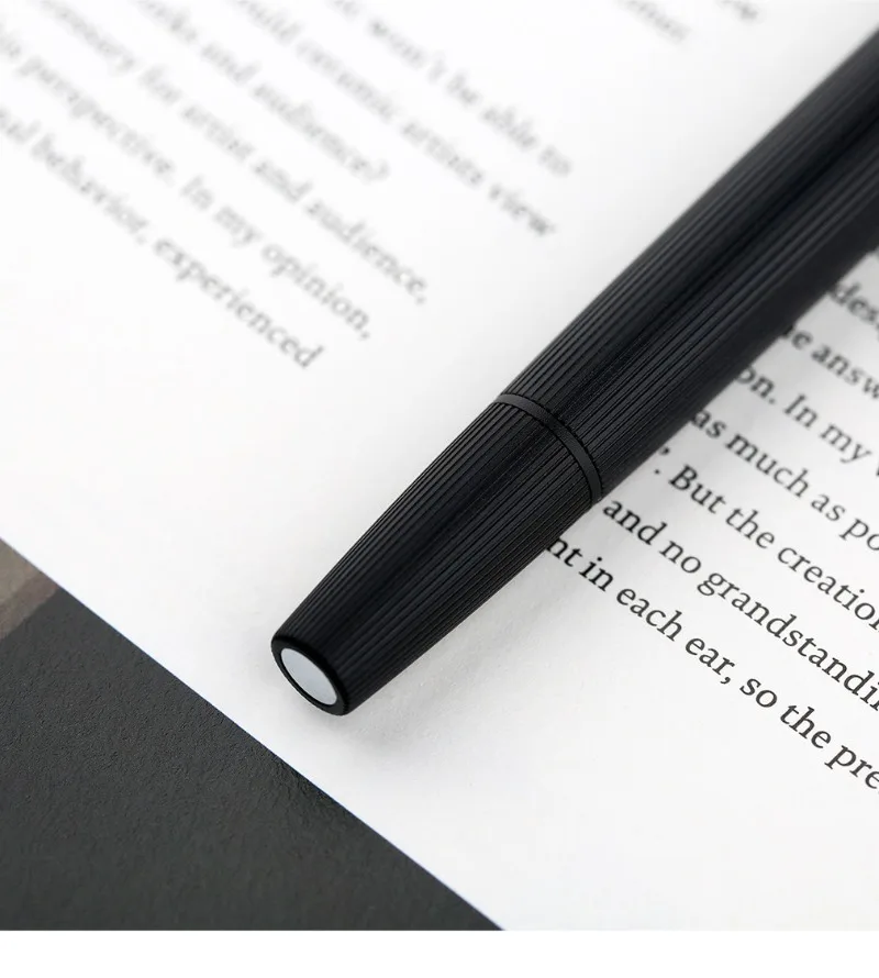 Limited MAJOHN B32 Metal Strive Piston Fountain Pen with Butterfly F Tip Iridium Writing Ink Pen PK JINHAO 59 School Supplies