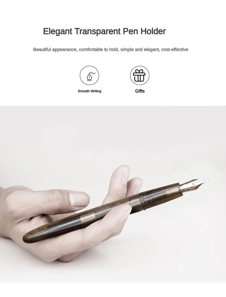 Limited MAJOHN B32 Metal Strive Piston Fountain Pen with Butterfly F Tip Iridium Writing Ink Pen PK JINHAO 59 School Supplies
