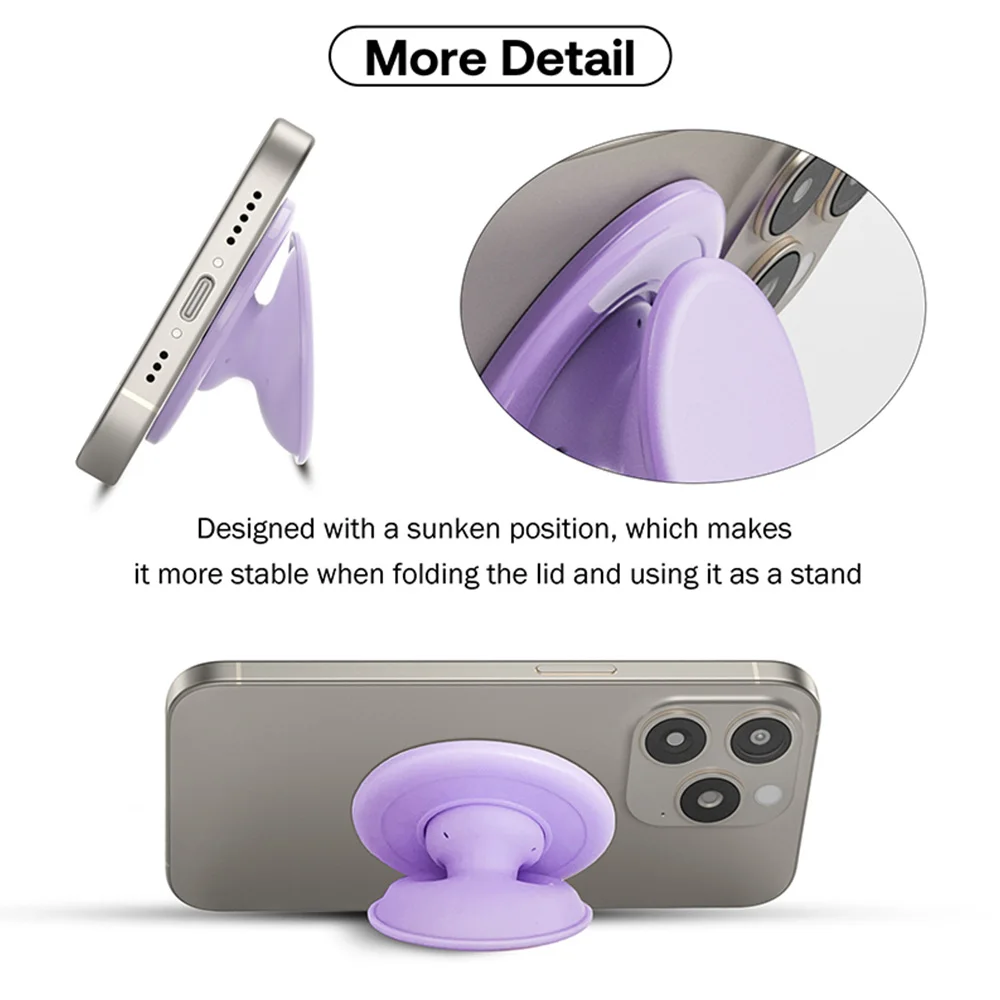 Grippopso Pop Magnetic Cellphone Grip Socket Holder Stand NEW Silicone Griptok For Magsafe Accessories Smart Phone Bracket