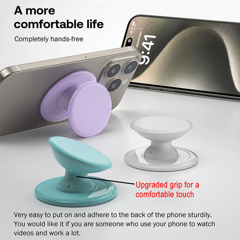 Grippopso Pop Magnetic Cellphone Grip Socket Holder Stand NEW Silicone Griptok For Magsafe Accessories Smart Phone Bracket