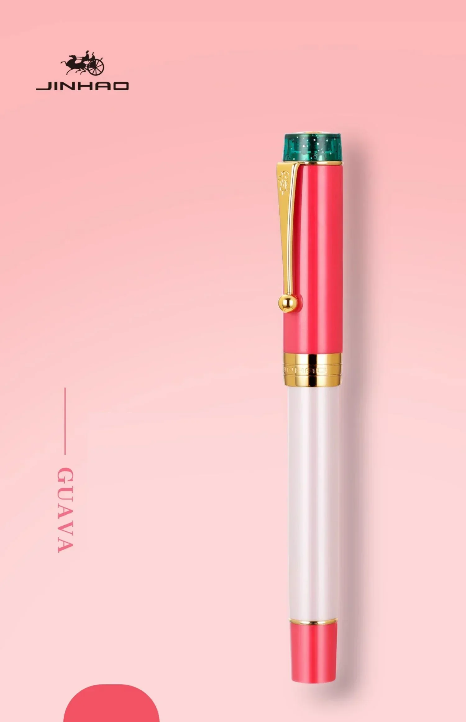 Jinhao 100 Centennial Fountain Pen Resin Luxury Pens Green Color F/M Classic Nib Writing Pen Stationery Office School Supplies
