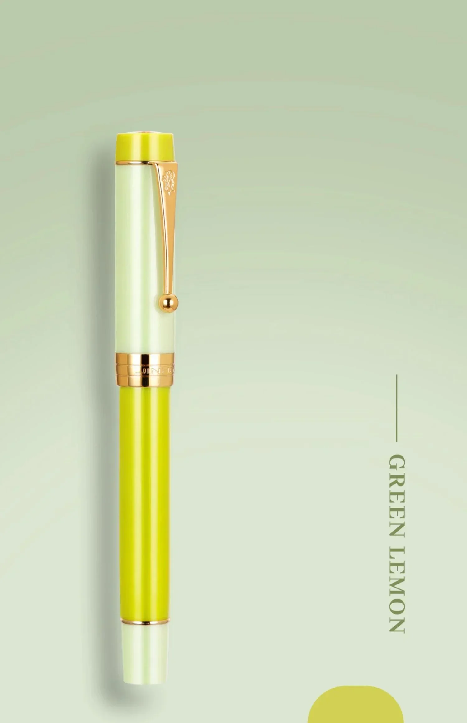 Jinhao 100 Centennial Fountain Pen Resin Luxury Pens Green Color F/M Classic Nib Writing Pen Stationery Office School Supplies