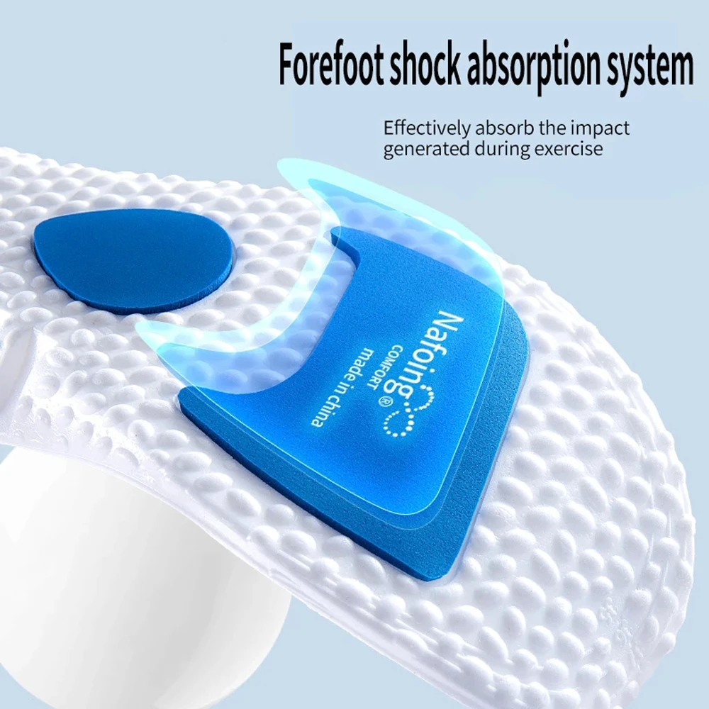 EVA Sport Orthopedic Insoles for Shoes Sole Shock Absorption Breathable Cushion Running Insoles for Feet Man Women Shoe Pads