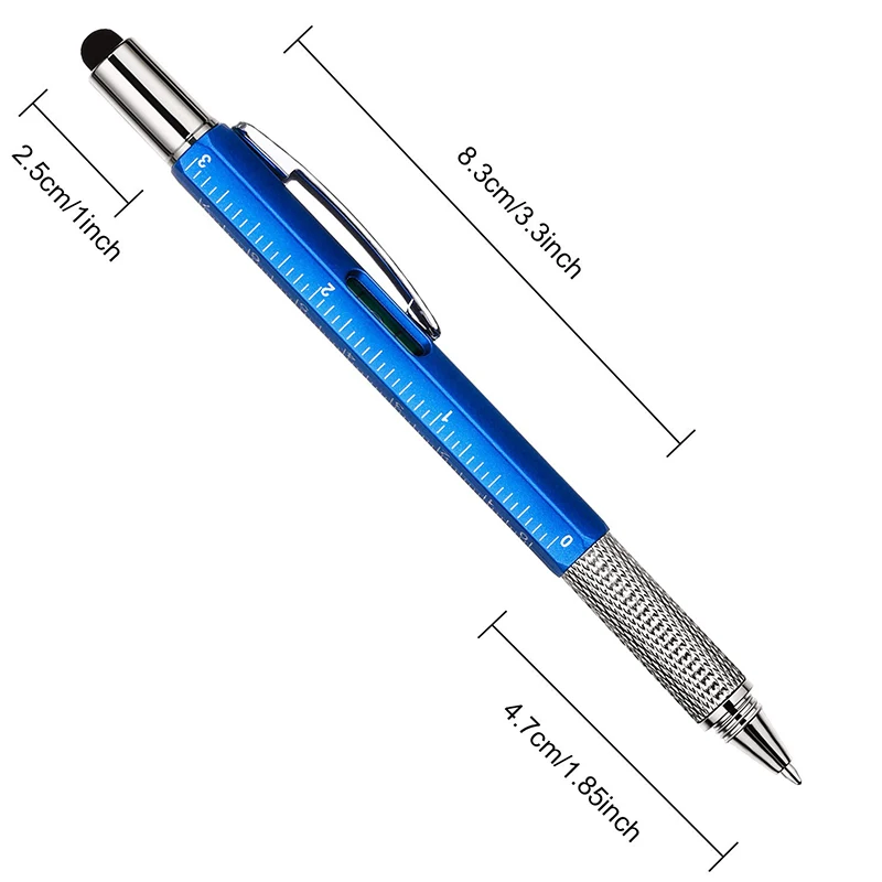 16Pcs Multitool Ballpoint Pens Cool Tools Gadget for Dad Pocket Multi Tool for Woodworker Carpenter Construction