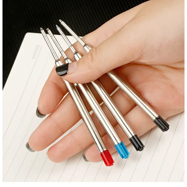 5/10/20Pcs Ballpoint Pen Refill For Parker Pens Medium Point L:3.9 In Black Ink Rods Refill Writing Office Stationery Supplies