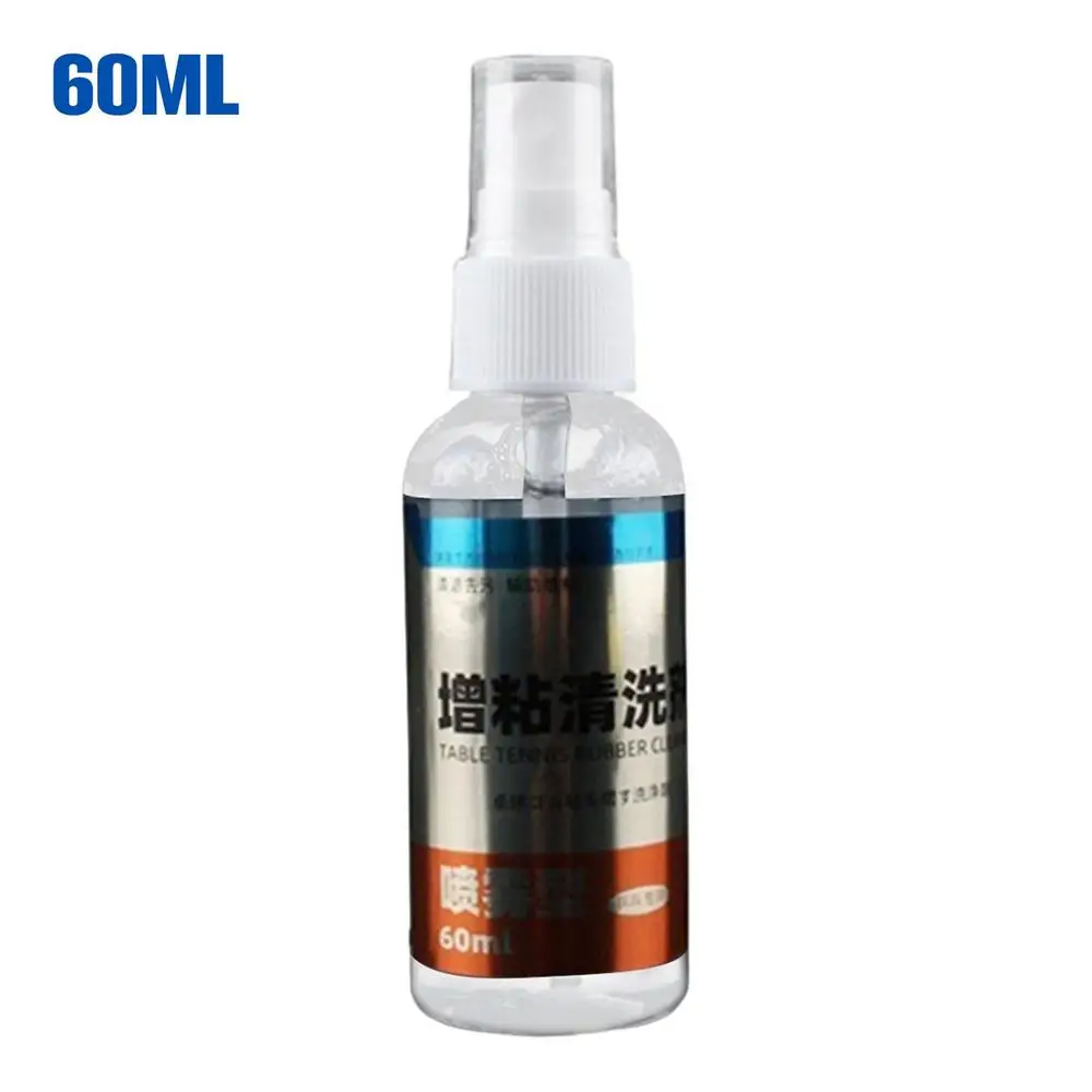 Table Tennis Bat Cleaning Set Racket Cleaner PingPong Paddle Care Spray Tennis Bats Protection 60ml Spray Agent Bottle