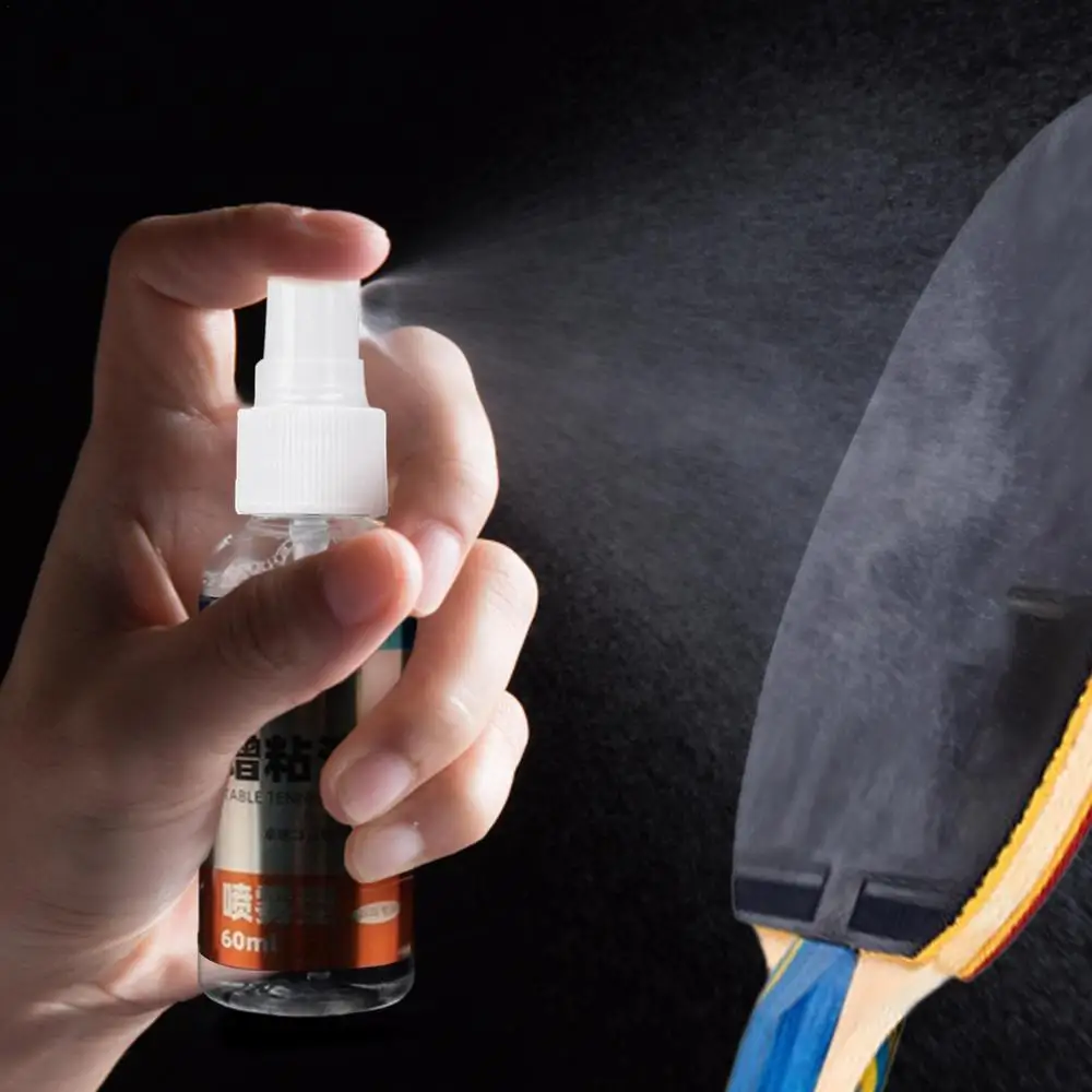 Table Tennis Bat Cleaning Set Racket Cleaner PingPong Paddle Care Spray Tennis Bats Protection 60ml Spray Agent Bottle