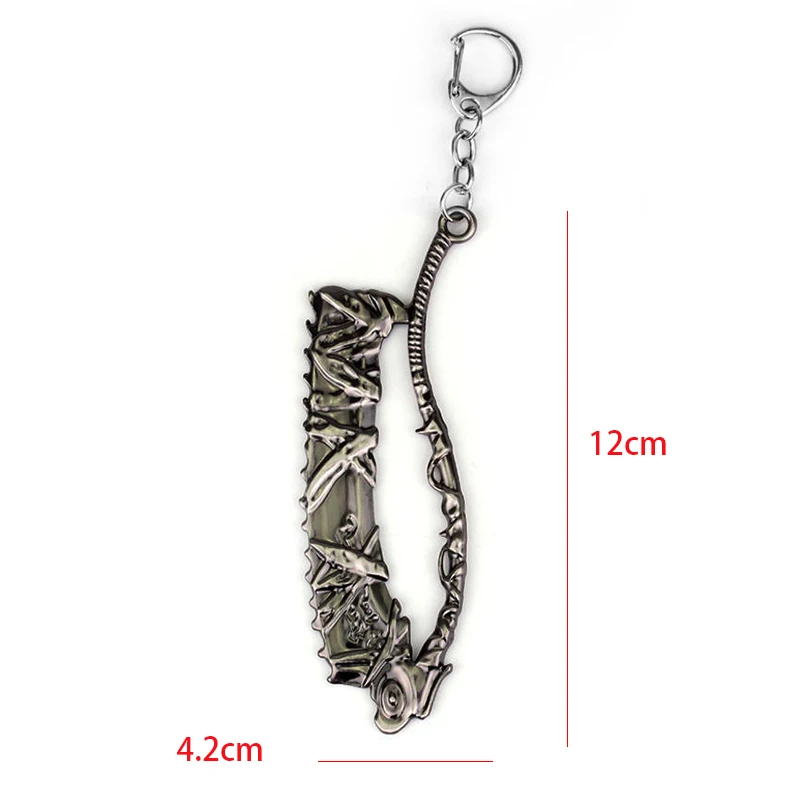 Game PS4 Bloodborne Axe Weapon Keychain For Men High Quality Metal Removable Keyring Pendant Men Car Women Bag Accessories