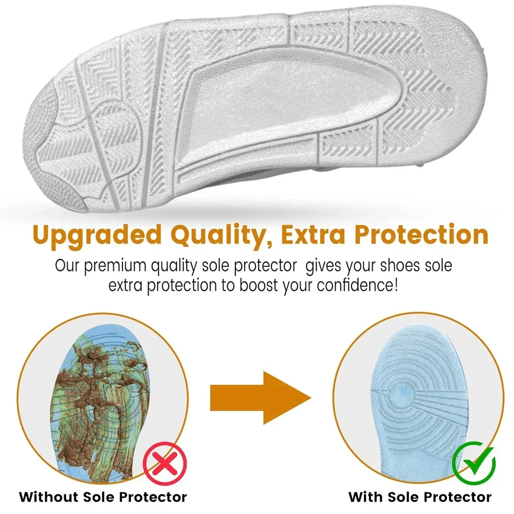 Sole Sticker Non-slip Shoes Stickers Sneakers High-heels Pads Boot Insoles Bottom Protectors Pvc Water Proof Sneakers