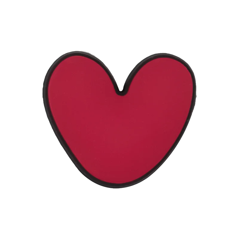 1PCS Red Style Shoe Charms Accessories Red Heart Car Lobster Shoe Buckle Decoration Pin for Clog Women Men Shoe Pendant Jean Set