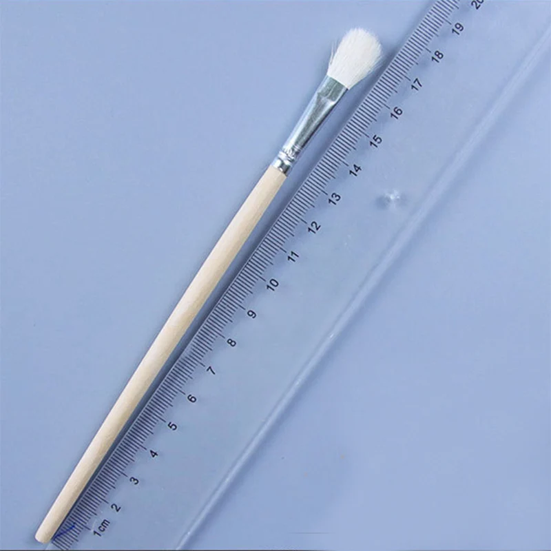 10 Pcs/lot Wool Hair Paintbrush Wood Holder Painting Brush Watercolor Oil Powder Paintings Brush Wholesale of Art Supplies