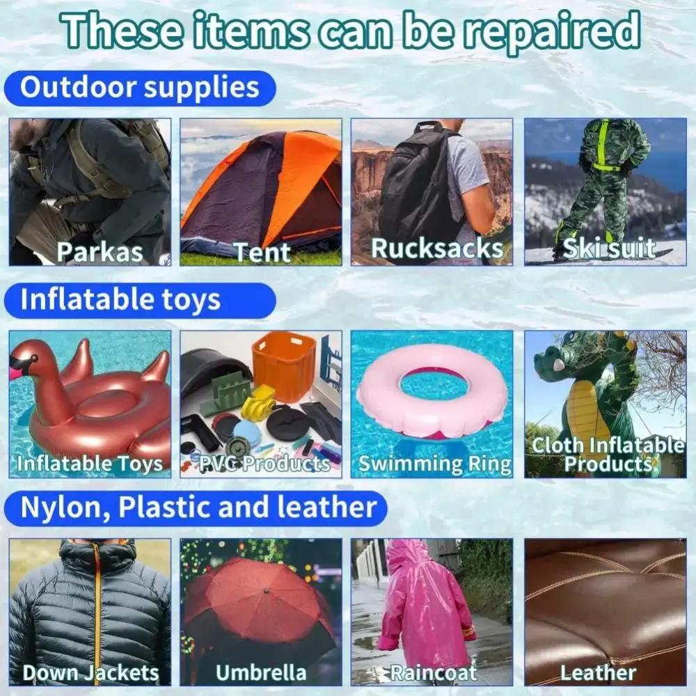 1 Roll Repair Patches Kit TPU Tape Professional Repairing Patches For Inflatable Toy Swim Pool Float Tent Air Mattress Raincoat