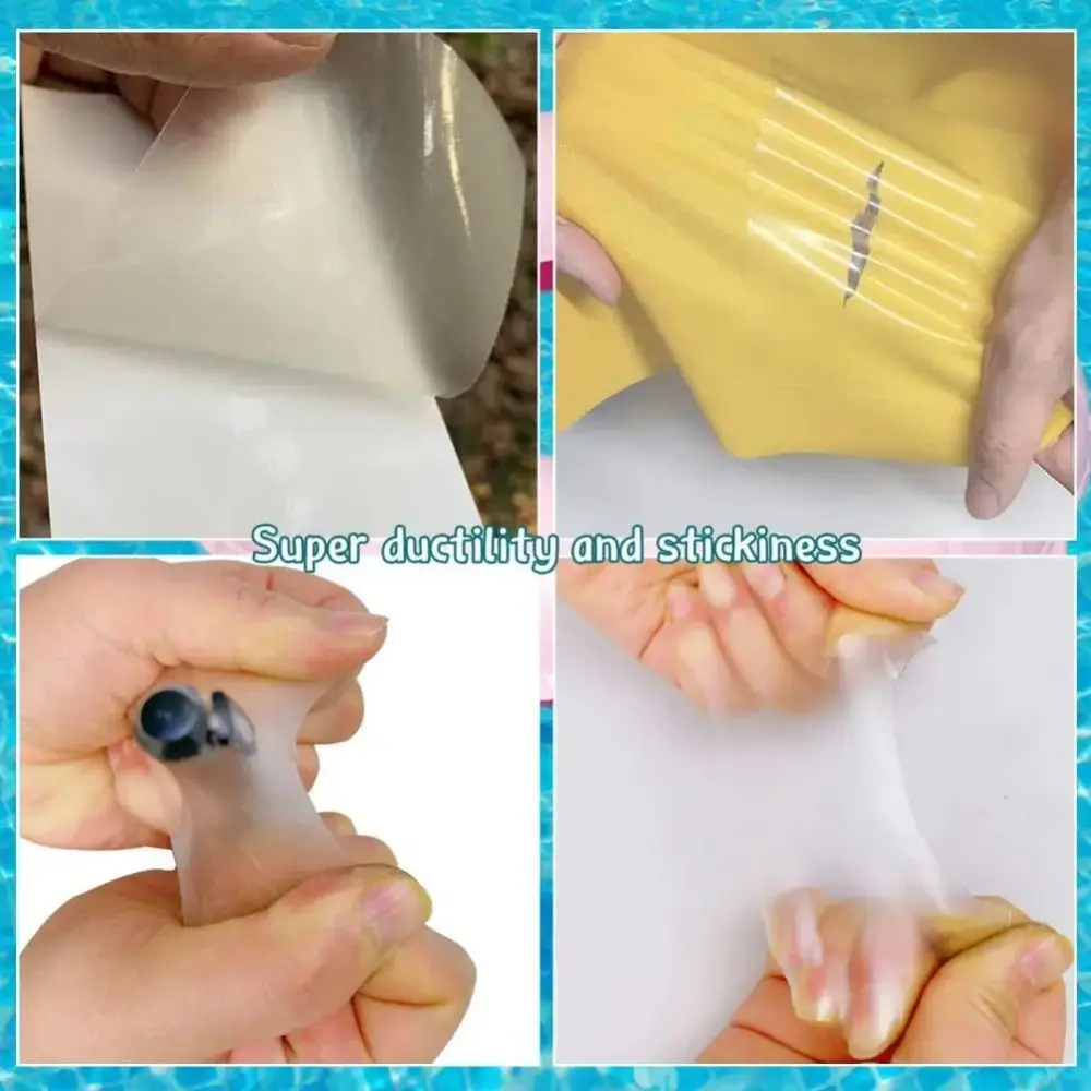 1 Roll Repair Patches Kit TPU Tape Professional Repairing Patches For Inflatable Toy Swim Pool Float Tent Air Mattress Raincoat