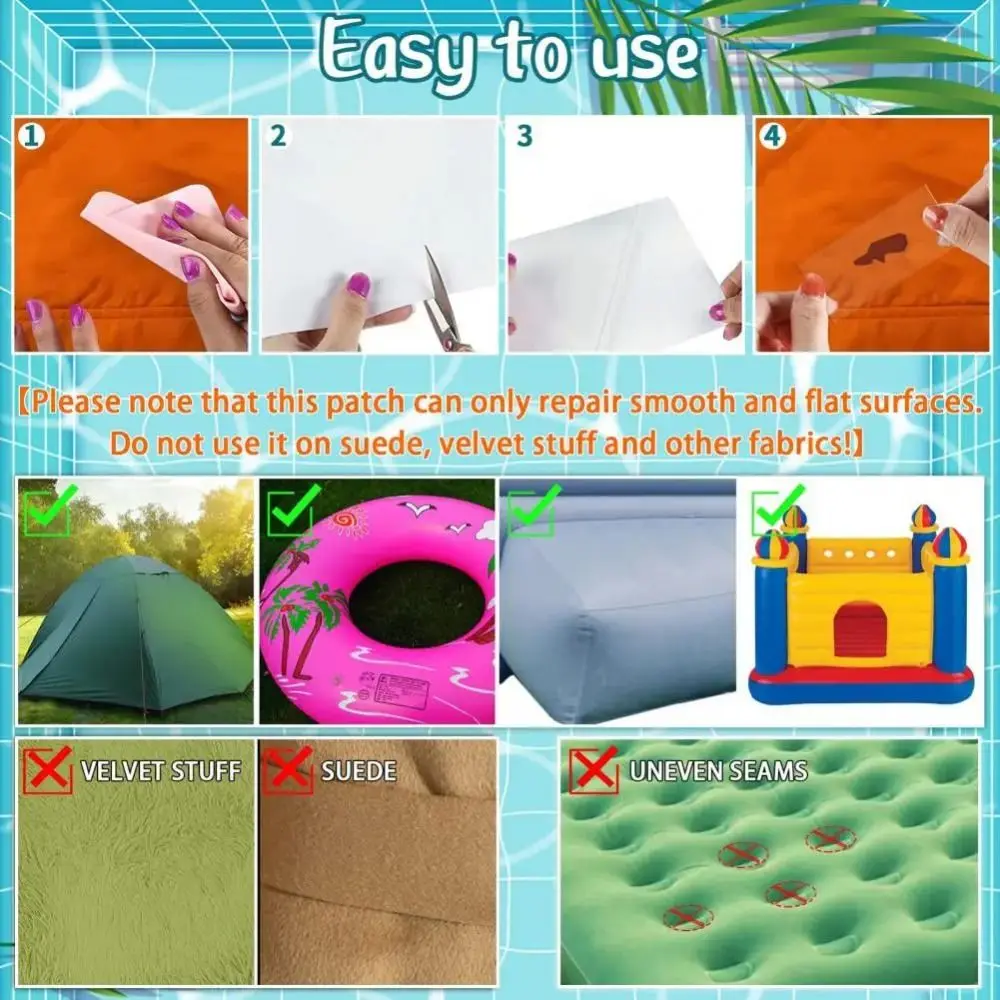 1 Roll Repair Patches Kit TPU Tape Professional Repairing Patches For Inflatable Toy Swim Pool Float Tent Air Mattress Raincoat