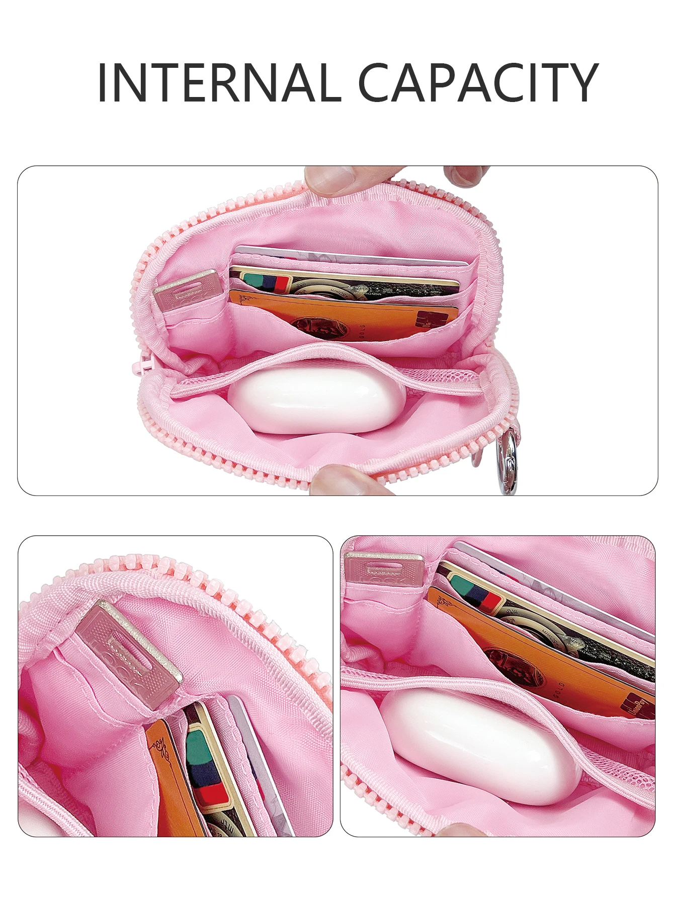 Coin Bag Storagebag Lipstick Headphone Bag Portable Retro Versatile Storage Bags Gift Card Minimalist Zero Wallet Rfid Wallet