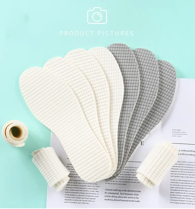 Latex Insoles for Shoes Soft Shoe Pads for Plantar Fasciitis Memory Foam Templates Pad Woman Man Step in The Shit Insole Instert