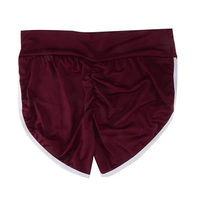 High Waist Shorts Women Exercise Sexy Hips Push Up Sportswear Quick-drying Running Casual Shorts Tights Skinny Yoga Pants Black