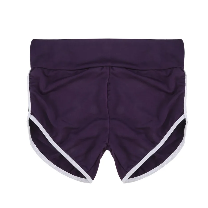High Waist Shorts Women Exercise Sexy Hips Push Up Sportswear Quick-drying Running Casual Shorts Tights Skinny Yoga Pants Black