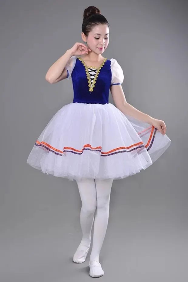 Giselle Ballet Costume Adult Child Long Tutu Swan Lake Ballet Dress Girls Women Kids Ballerina Party Dance Ballet Tutu Dress