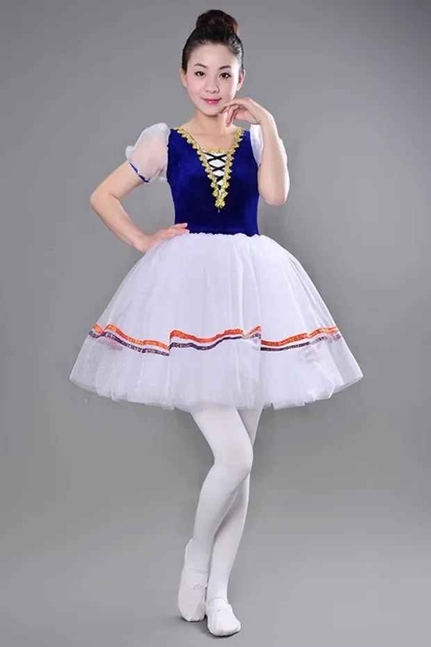 Giselle Ballet Costume Adult Child Long Tutu Swan Lake Ballet Dress Girls Women Kids Ballerina Party Dance Ballet Tutu Dress