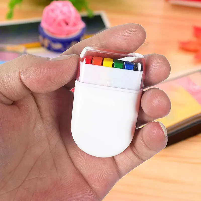 6 Color Water-color Pen Rainbow Face Color Stick Removable Portable Body Versatile Color Stick DIY Face Painting